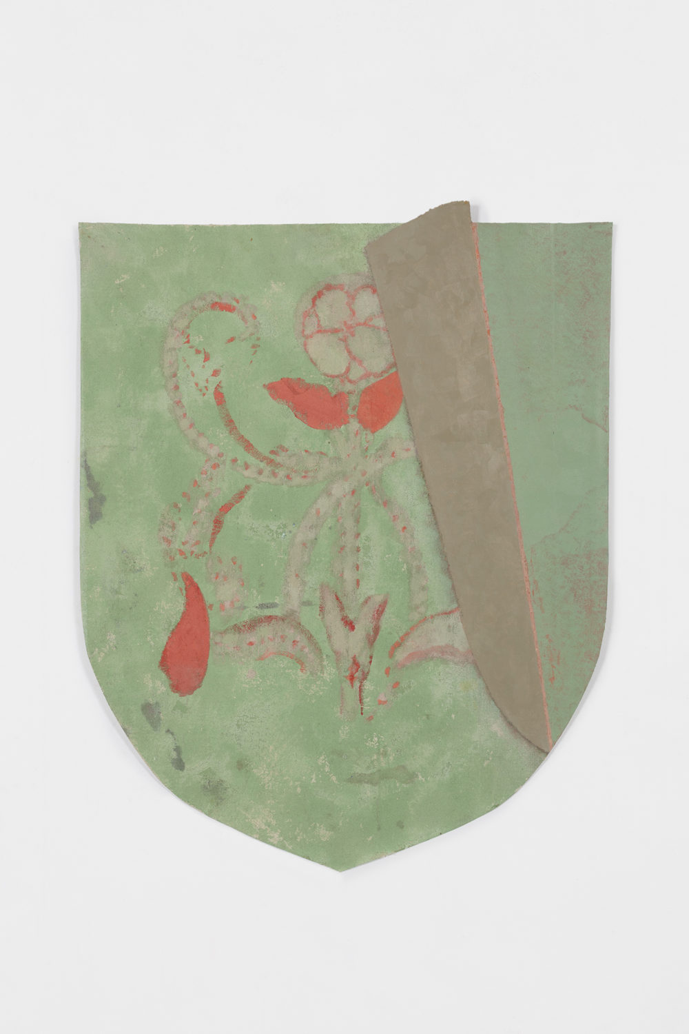 Blason, Green With Flower