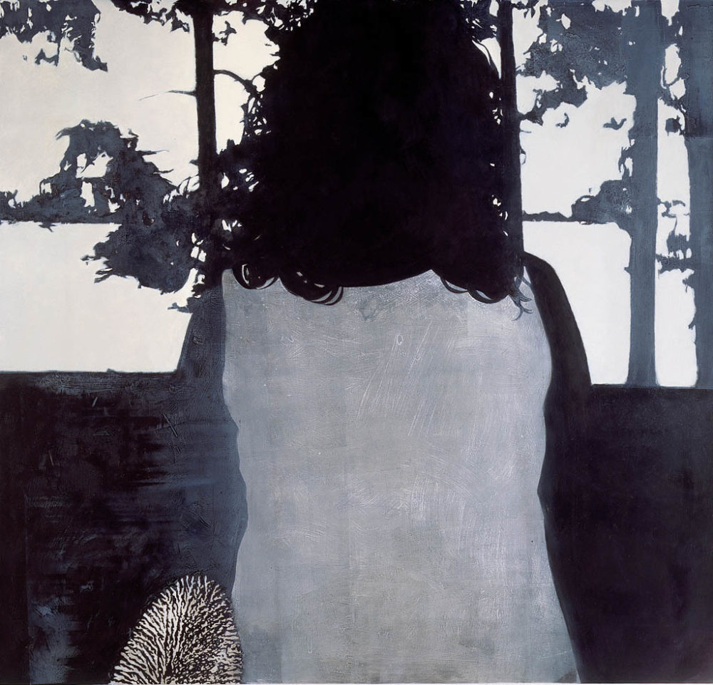 The Voice. Woman Pretending to be a Painting (dark)